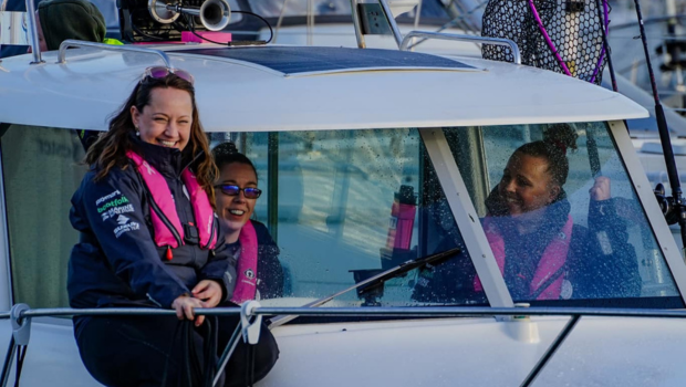 Pink Lifejacket Crewsaver Hompage Stack