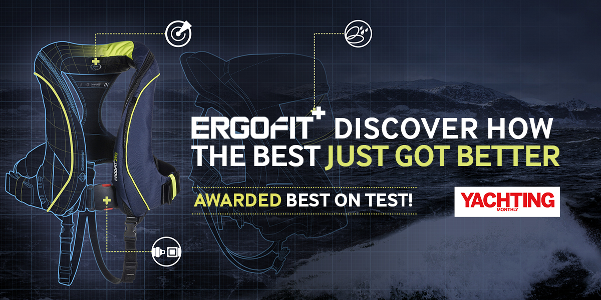 CREWSAVER ERGOFIT+ 190N IS ‘BEST ON TEST’ SAYS YACHTING MONTHLY