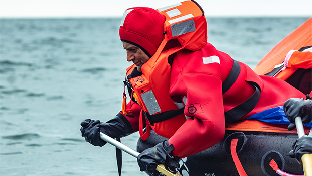 Crewsaver Immersion Suits In Liferaft