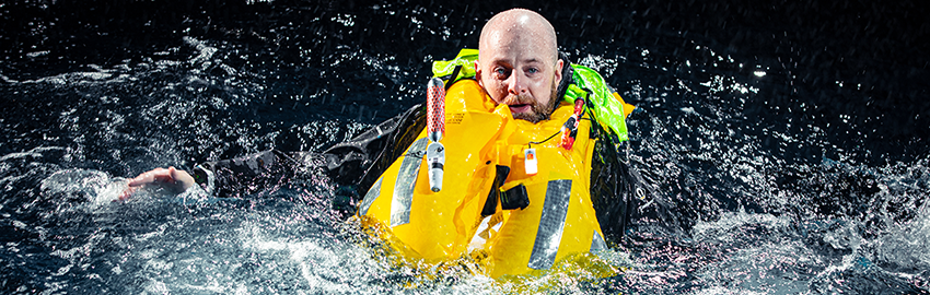 Crewsaver Our Story Lifejacket In Water Nav